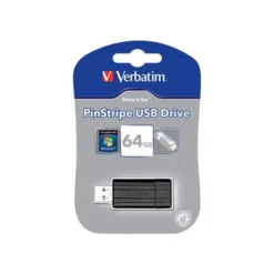 Verbatim PinStripe USB Drive - clé USB - 64 Go