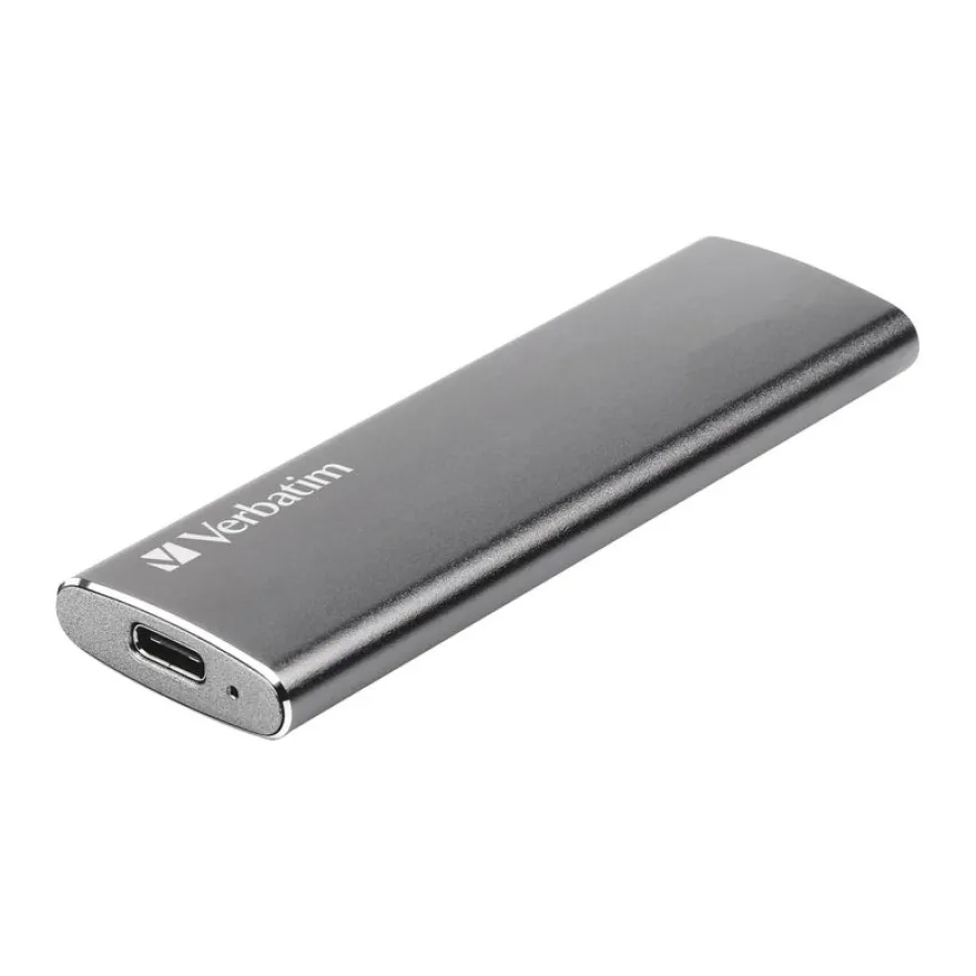 Verbatim Vx500 - Disque dur externe SSD - 2 To - USB 3.2 Gen 2 (USB-C connecteur) - gris sidéral