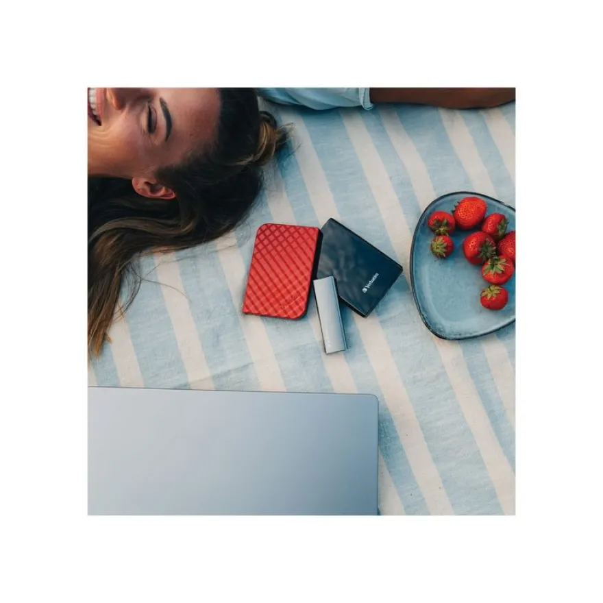 Verbatim Vx500 - Disque dur externe SSD - 2 To - USB 3.2 Gen 2 (USB-C connecteur) - gris sidéral