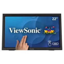 ViewSonic TD2223 - Écran LED - 22" (21.5" visualisable) - écran tactile - 1920 x 1080 Full HD (1080p) @ 75 Hz - TN - 250 cd/m² - 1000:1 - 5 ms - HDMI, DVI-D, VGA - haut-parleurs