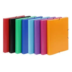 Viquel - Boîte de classement plastique - dos 30 mm - disponible dans différentes couleurs
