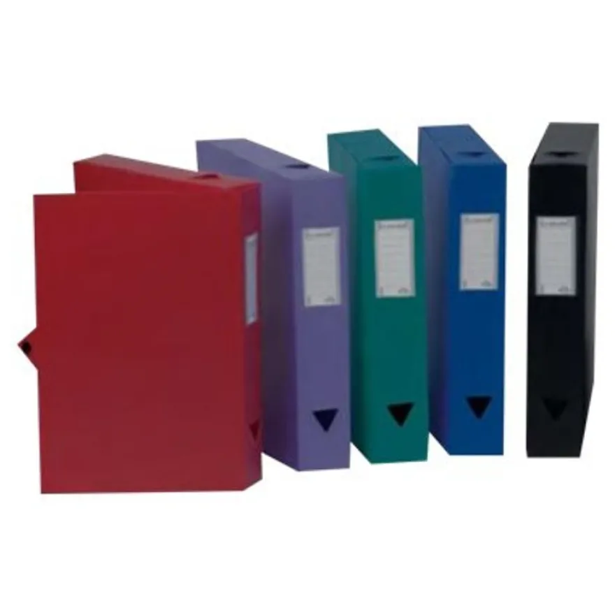 Viquel - Boîte de classement plastique - dos 40 mm - disponible dans différentes couleurs