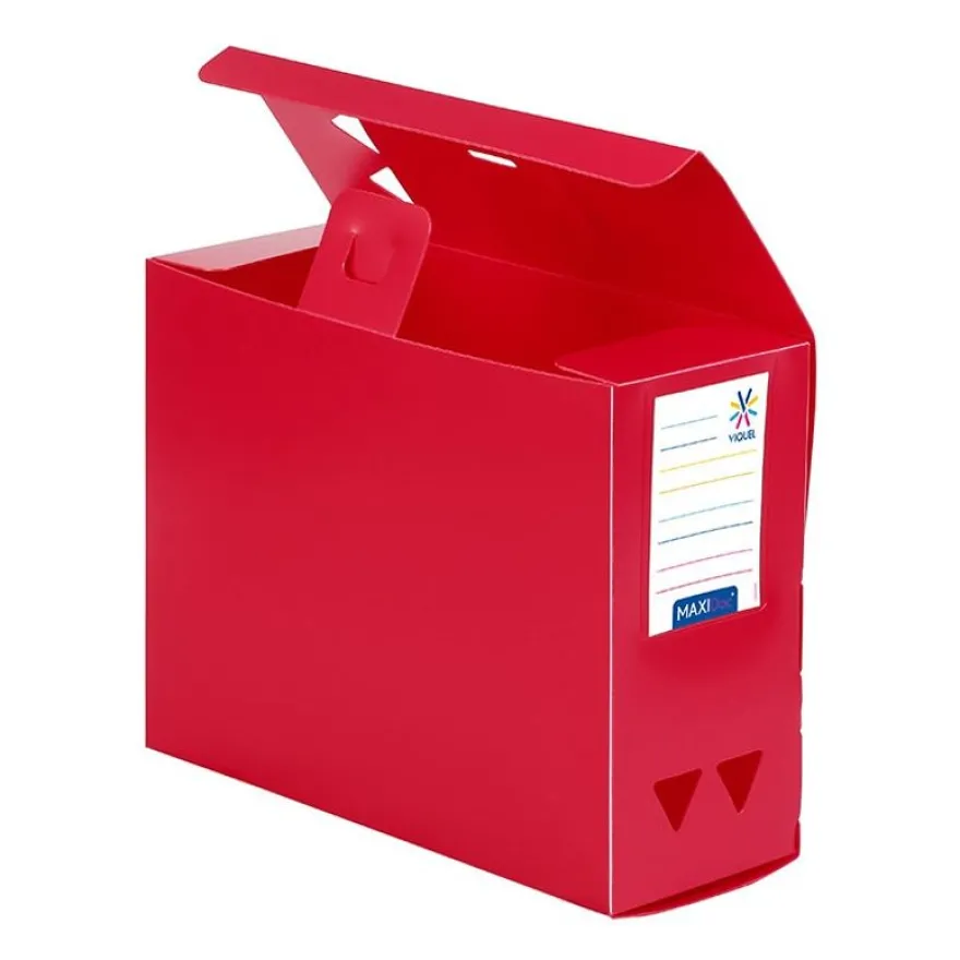 Viquel - Boîte de classement plastique - dos 120 mm - disponible dans différentes couleurs