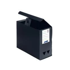 Viquel - Boîte de classement plastique - dos 120 mm - noir