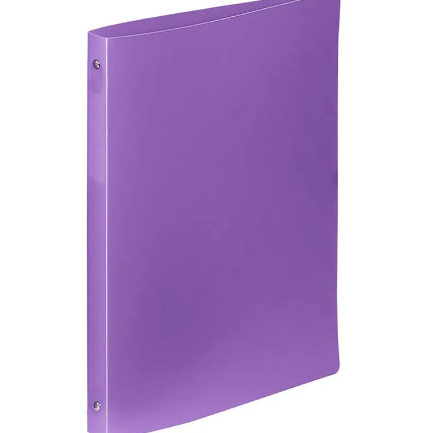 Viquel - Classeur souple à anneaux - Dos 20 mm - A4 - pour 100 feuilles - mauve