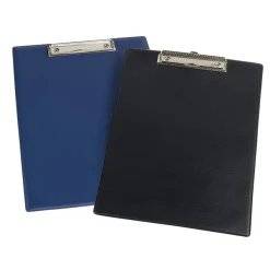 Viquel - Porte bloc à pince - A4 - disponible en noir ou en bleu