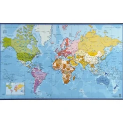 Viquel - Sous-main Mappemonde - 59,8 x 36,5 cm