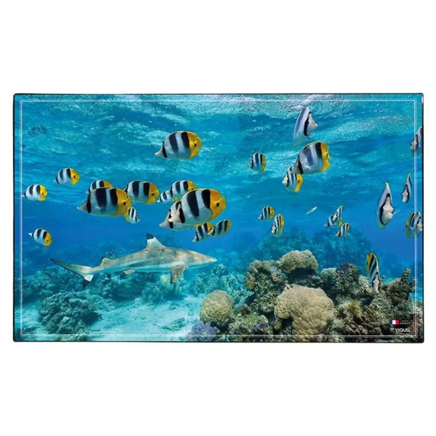Viquel - Sous-main Poisson-clown ou Requin - 59,5 x 36,2 cm