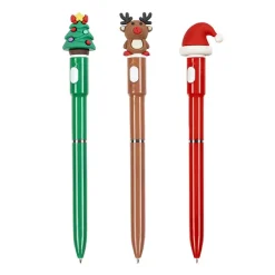 Viquel – Stylo lumineux Noël – 16 × 2 × 1 cm – couleurs assorties
