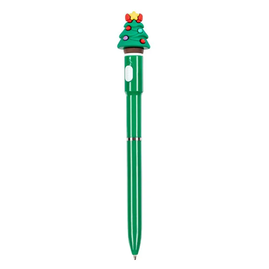 Viquel – Stylo lumineux Noël – 16 × 2 × 1 cm – couleurs assorties