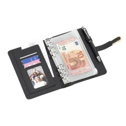 Viquel Budget Planner - Planificateur de budget A5 - 19 x 13 x 3 cm - noir - polyuréthane