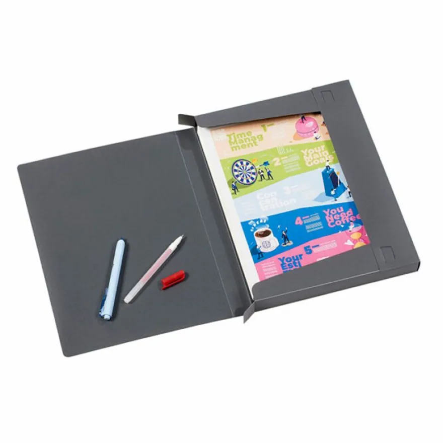 Viquel BUSINESS Class' - Boîte de Classement 30 mm - Pour Documents A4 (210 x 297 mm) et 240 x 320 mm - Disponible en Différents Coloris