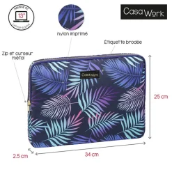 Viquel Casawork - Housse pour ordinateur portable 13″ - Tropical Night