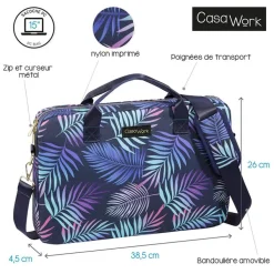 Viquel Casawork - Sacoche pour ordinateur portable 15″ - Tropical Night
