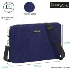 Viquel Casawork - Sacoche pour ordinateur portable 15″ - Velvet bleu