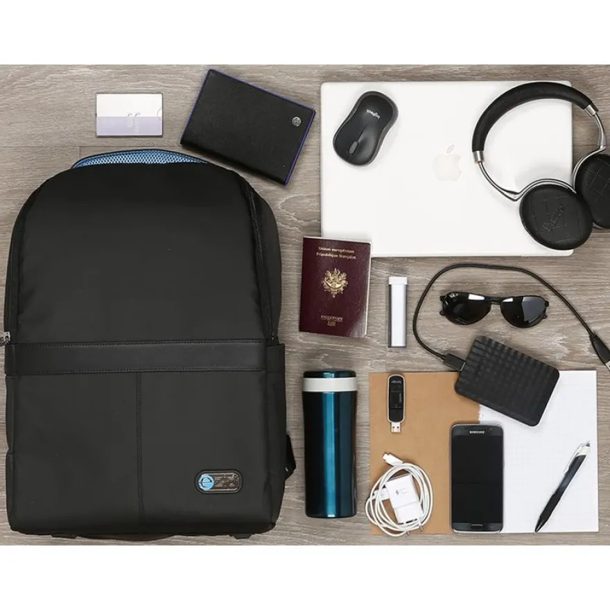 Viquel E-Zip - Sac à dos antivol pour ordinateur portable 15,6" - noir
