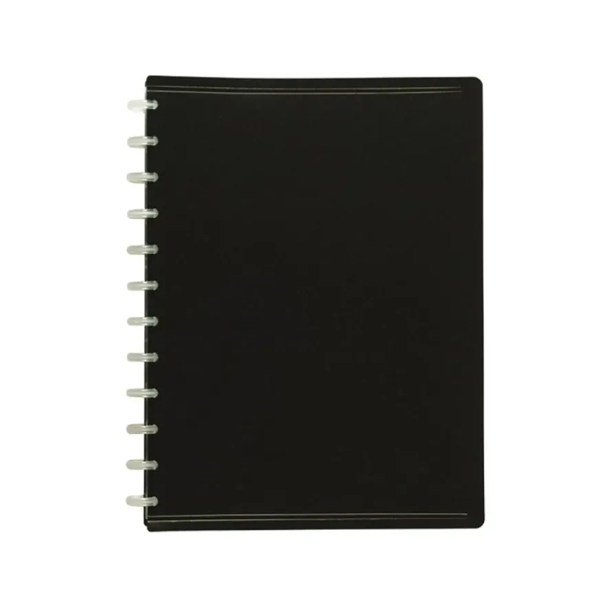 Viquel Geode - Porte vues à pochettes repositionnables - 80 vues - A4 - noir