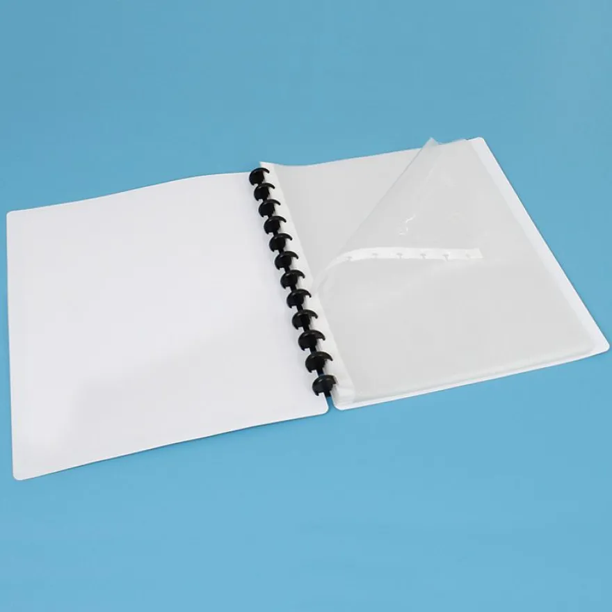 Viquel Geode - Porte vues personnalisable à pochettes repositionnables - 60 vues - A4 - blanc