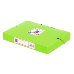 Viquel Happy Fluo - Boîte de classement plastique - dos 45 mm - disponible dans différentes couleurs
