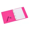Viquel Happy Fluo - Classeur 4 anneaux - Dos 35 mm - A4 - pour 250 feuilles - disponible dans différentes couleurs