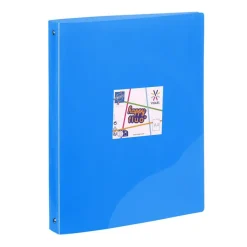 Viquel Happy Fluo - Classeur 4 anneaux - Dos 35 mm - A4 - pour 250 feuilles - disponible dans différentes couleurs