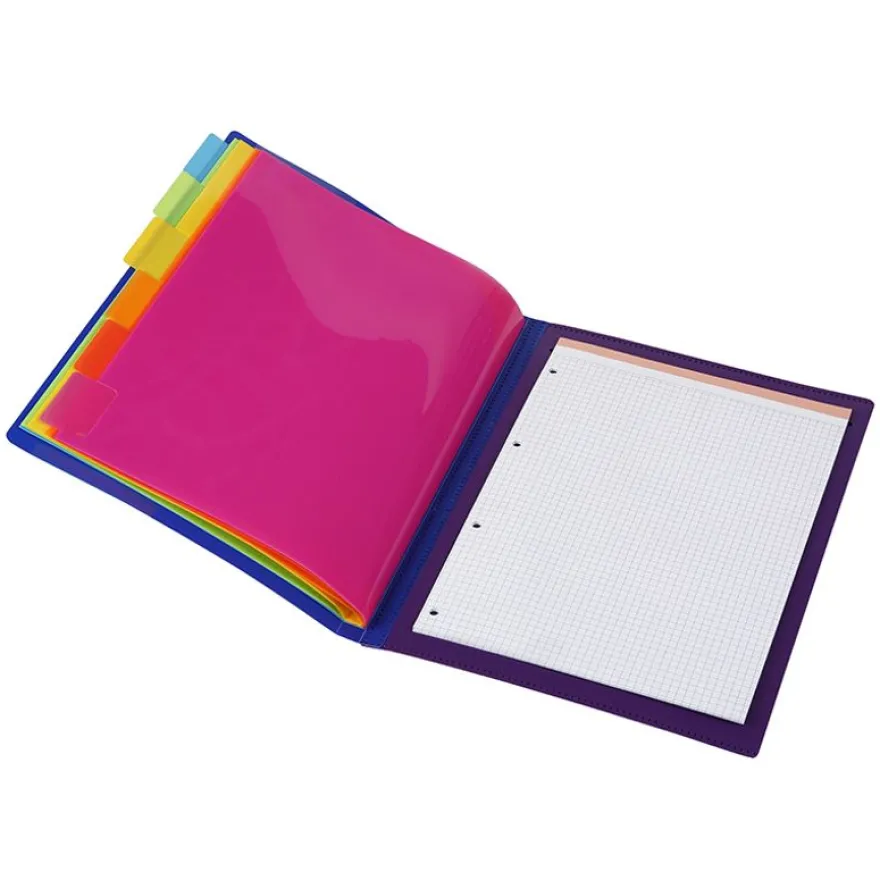Viquel Happy Fluo - Trieur 6 positions avec bloc papier