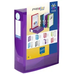 Viquel Propyglass - Boîte de classement personnalisable - dos 80 mm - disponible dans différentes couleurs