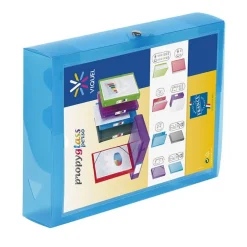Viquel Propyglass - Boîte de classement personnalisable - dos 60 mm - disponible dans différentes couleurs