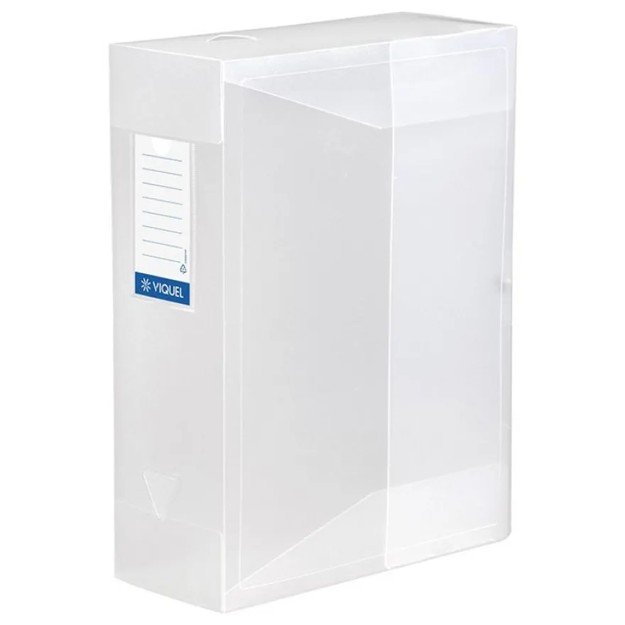 Viquel Propyglass - Boîte de classement plastique - dos 100 mm - disponible dans différentes couleurs