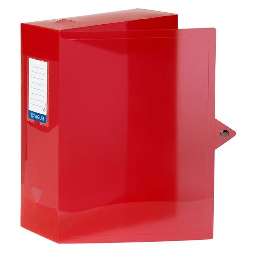 Viquel Propyglass - Boîte de classement plastique - dos 100 mm - disponible dans différentes couleurs