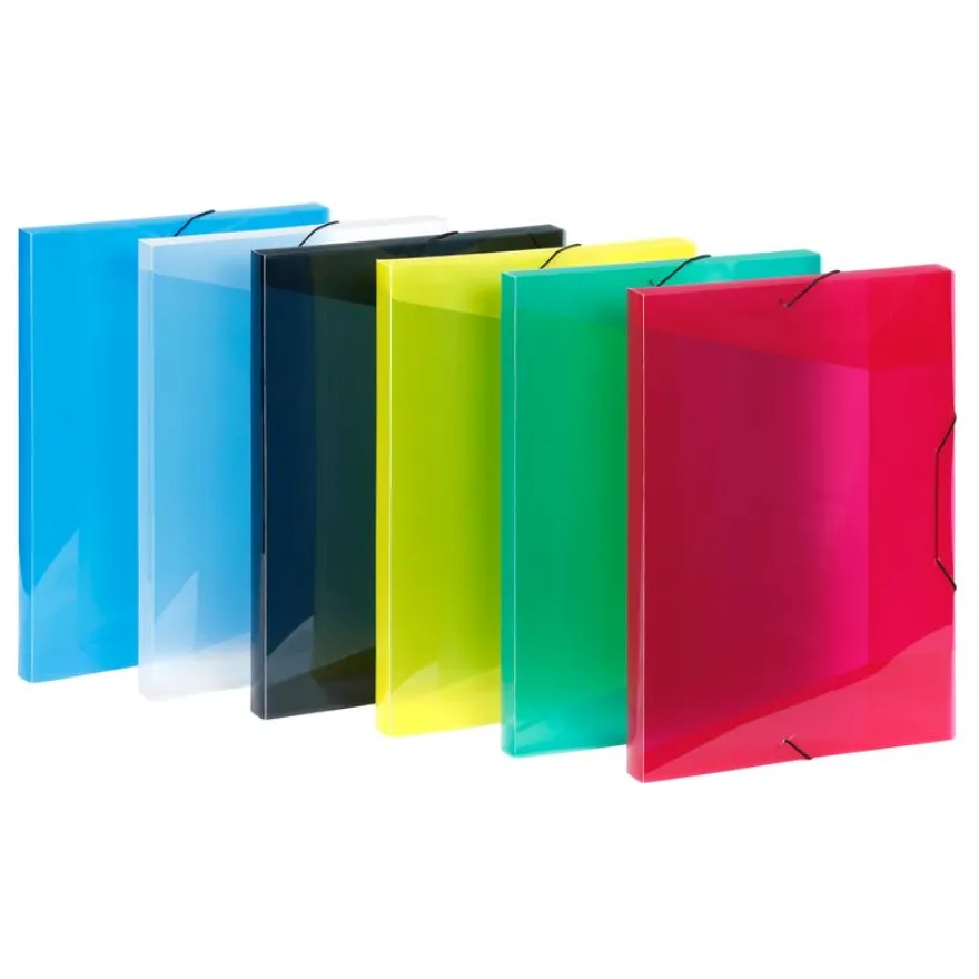 Viquel Propyglass - Boîte de classement plastique A3 - dos 30 mm - disponible dans différentes couleurs