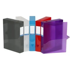 Viquel Propyglass - Boîte de classement plastique - dos 60 mm - disponible dans différentes couleurs