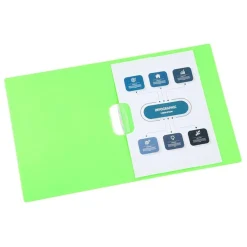 Viquel Propyglass - Chemise polypro à clip - A4 - disponible dans différentes couleurs