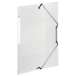 Viquel Propyglass - Chemise polypro à rabats - A4 - transparent - étiquette sur la tranche