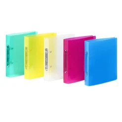 Viquel Propyglass - Classeur à anneaux - Dos 35 mm - 17 x 22 cm - pour 225 feuilles - disponible dans différentes couleurs