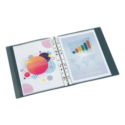 Viquel Propyglass - Classeur à anneaux personnalisable - Dos 35 mm - A4 - disponible dans différentes couleurs