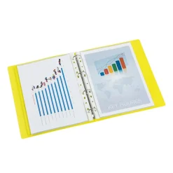 Viquel Propyglass - Classeur à anneaux personnalisable - Dos 35 mm - A4 - disponible dans différentes couleurs