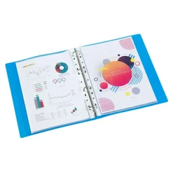 Viquel Propyglass - Classeur à anneaux personnalisable - Dos 35 mm - A4 - disponible dans différentes couleurs
