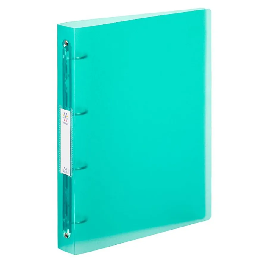 Viquel Propyglass - Classeur à anneaux - Dos 40 mm - A4 Maxi - pour 225 feuilles - disponible dans différentes couleurs