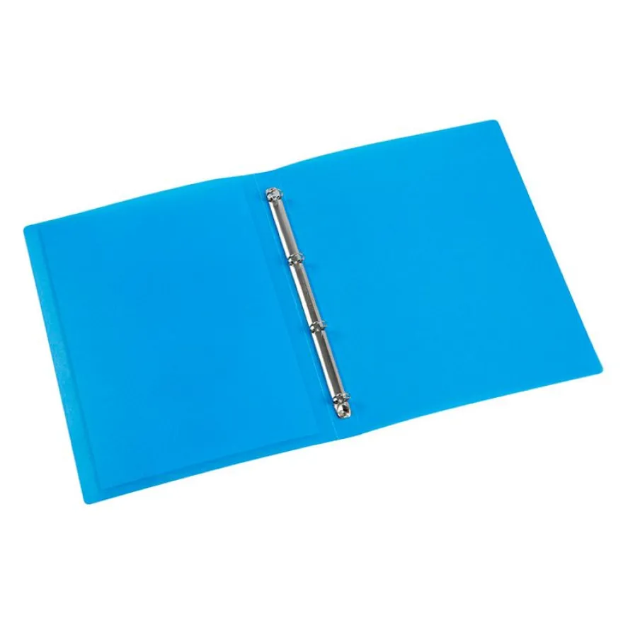Viquel Propyglass - Classeur à anneaux personnalisable - Dos 25 mm - A4 - bleu