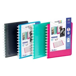 Viquel Propyglass - Porte vues personnalisable à pochettes repositionnables - 50 vues - A4 - disponible dans différentes couleurs