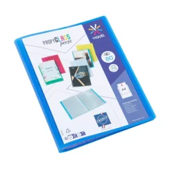 Viquel Propyglass - Porte vues personnalisable - 80 vues - A4 - bleu