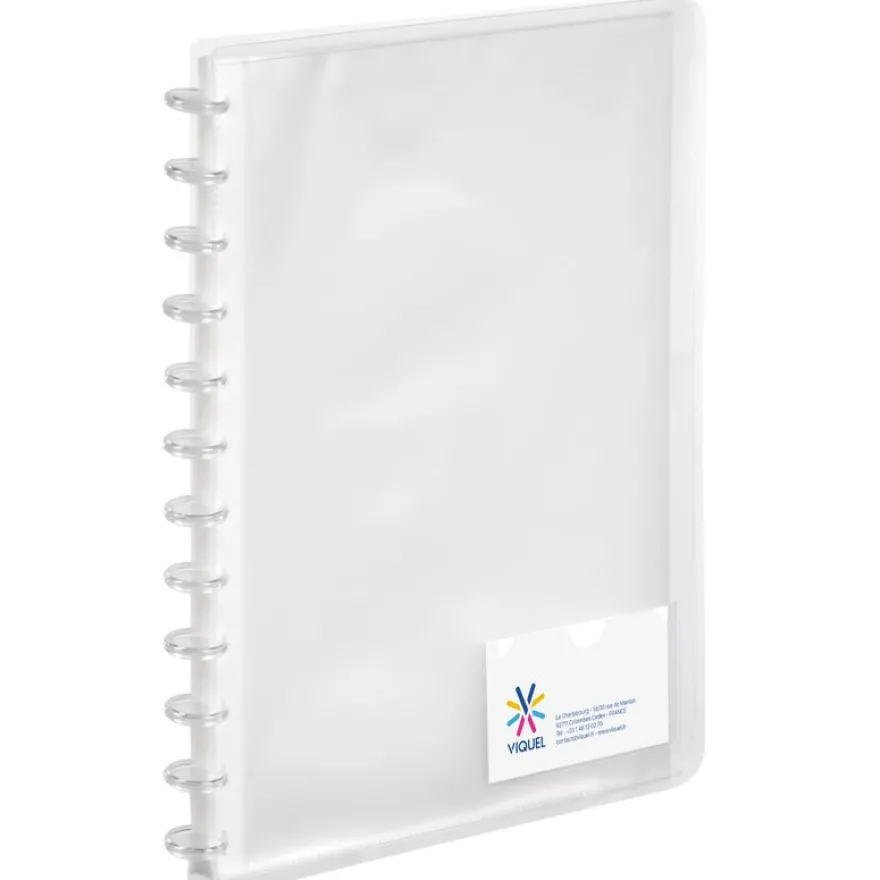 Viquel Propyglass Geode - Porte vues à pochettes repositionnables - 60 vues - A4 - transparent