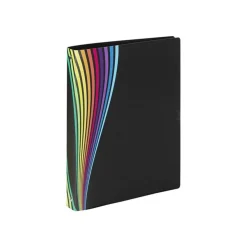 Viquel Rainbow Class - Chemise à 3 rabats - DOS 10 mm - A4 - noir