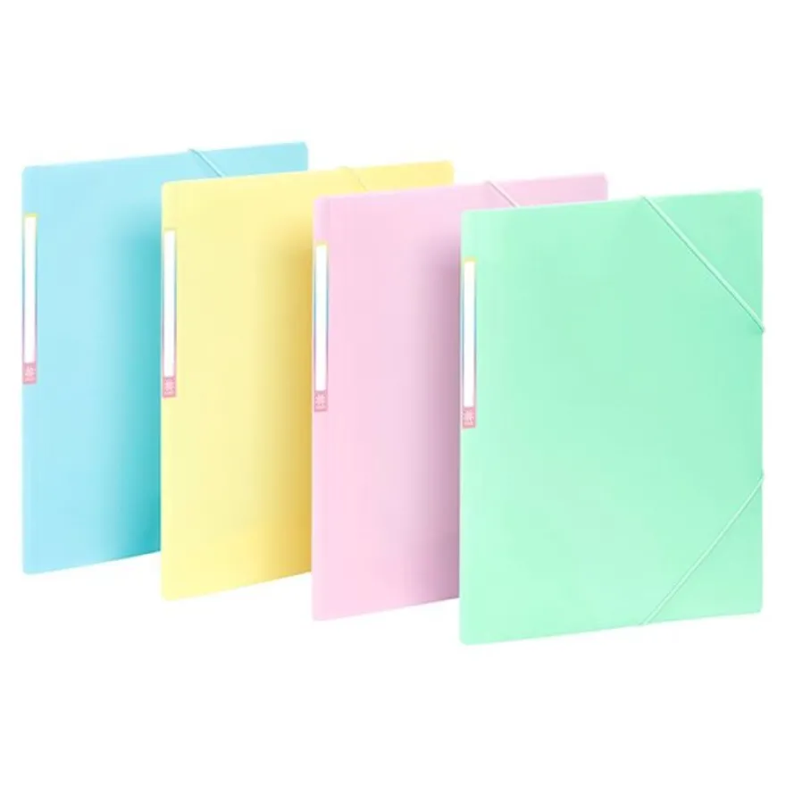 Viquel Rainbow Pastel - Chemise à 3 rabats - A4 - disponible dans différentes couleurs
