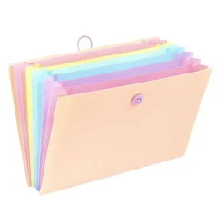 Viquel Rainbow Pastel - trieur à soufflet - 6 positions - pour A4 - disponible en différents coloris