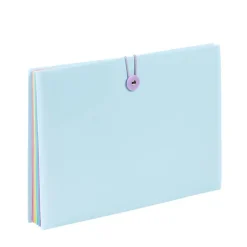 Viquel Rainbow Pastel - trieur à soufflet - 6 positions - pour A4 - disponible en différents coloris