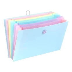 Viquel Rainbow Pastel - trieur à soufflet - 6 positions - pour A4 - disponible en différents coloris