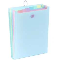 Viquel Rainbow Pastel - trieur à soufflet - 8 positions - pour A4 - disponible en différents coloris