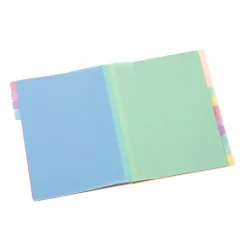 Viquel Rainbow Pastel - trieur à soufflet - 12 positions - pour A4 - à onglets - disponible en différents coloris